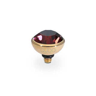Top BOTTONE 10mm - GULD / Burgundy