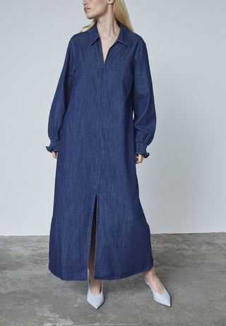 LOVE 1392 lang denim kjole