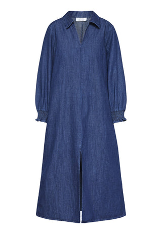 LOVE 1392 lang denim kjole