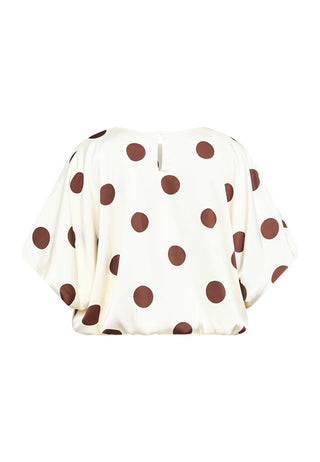 GUFO top - Cream / Brown