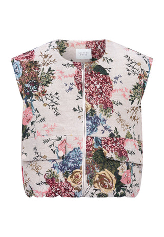 N.GARWIN Vest - Flower Jacquard