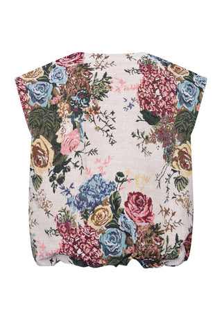 N.GARWIN Vest - Flower Jacquard