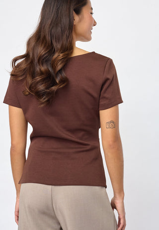 VEDA Top - Chocolate