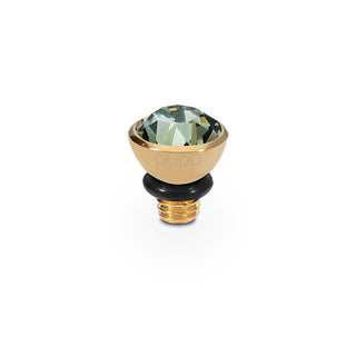Top BOTTONE 5mm - GULD / Black Diamond