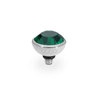 Top BOTTONE 10mm - SØLV / Emerald