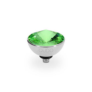 Top BOTTONE 11,5mm - SØLV / Peridot