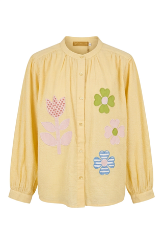 FLOWER Bluse - Yellow