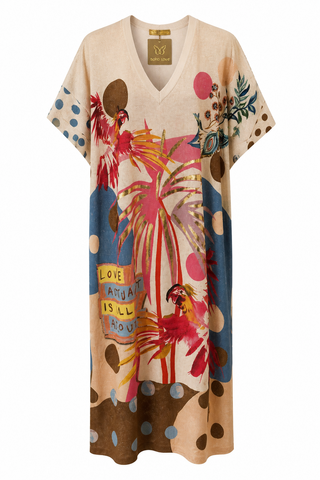 B1392 PARROT Dress