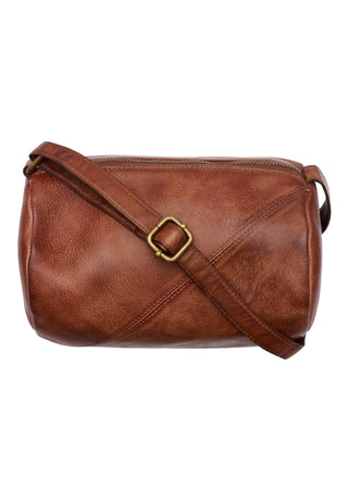 ORCHID crossbody BAG - Dark Cognac