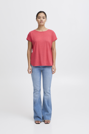 REBEL T-Shirt Geranium