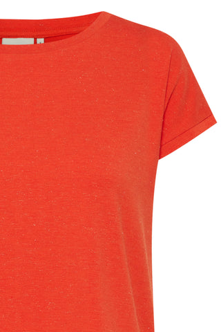 REBEL T-shirt i smuk orange