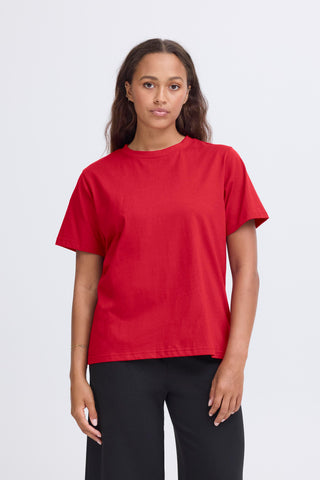PALMER LOOSE T-shirt - Red Dahlia