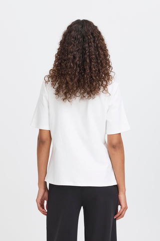 SILLE shirt med fin rynkeeffekt