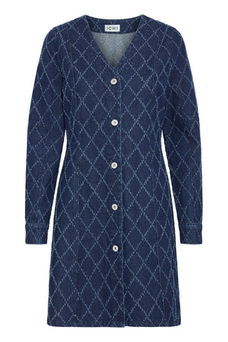 ANGELS denim kjole med flotte detaljer