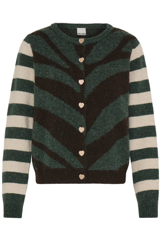 LIVONI cardigan i grøn