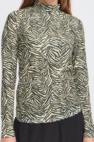LAVA bluse i Graphic Animal print