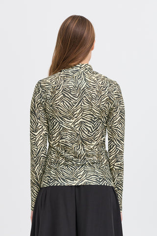 LAVA bluse i Graphic Animal print