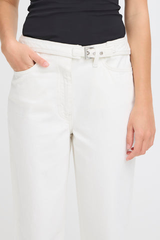 BALA DENIM bukser i hvid