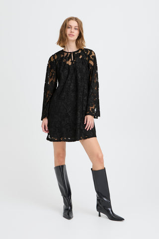 LINEO kjole i smuk blonde