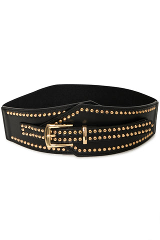 Unikt BADIA bælte med guldnitter