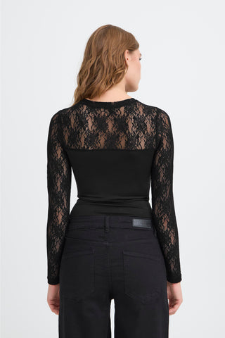 BAKONI bodystocking med blonder