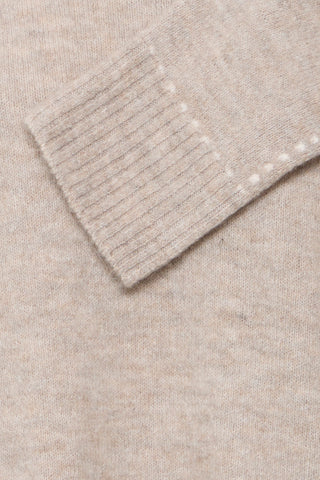 ELISE klassisk pullover lys melleret