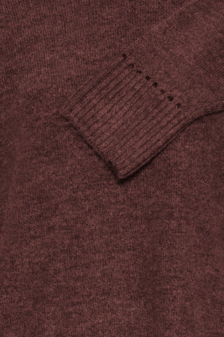 ELISE klassisk pullover fudge melleret