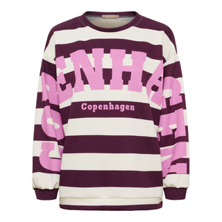 NERINA Sweatshirt - Bordeaux / Pink