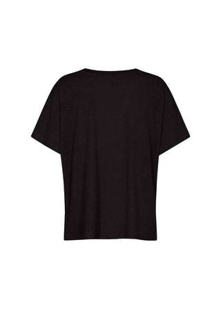 DELIA 1 strikket T-shirt - Sort