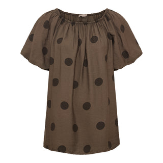 LUCIANA Bluse - Brown