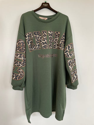 CANNES DRESS - Militaryn/ Leo