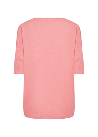 BIARA 96, blød strik med 3/4 ærme i farven Raptur