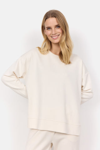 BANU Sweatshirt i Creme