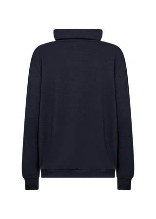 BANU Sweatshirt i NAVY med print