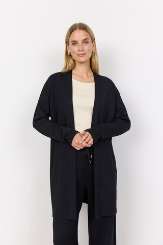 BANU lang cardigan i sort