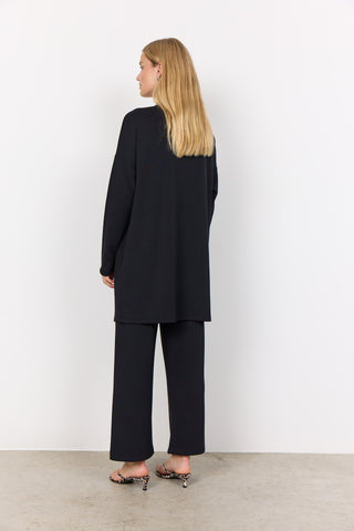 BANU lang cardigan i sort