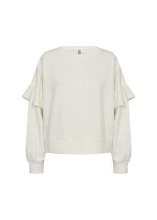 ODETTE Sweatshirt med flæse