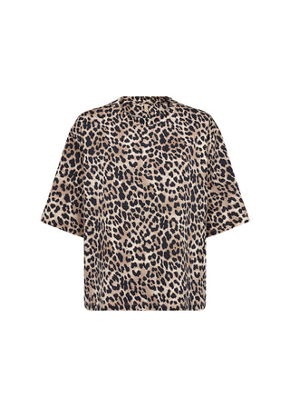 OPHIA Bluse i leopard