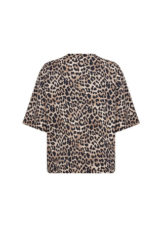 OPHIA Bluse i leopard