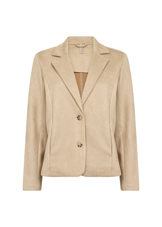 VIKKA blazer imiteret ruskind