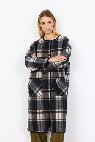 VOCAL 2 lang cardigan med flot tern