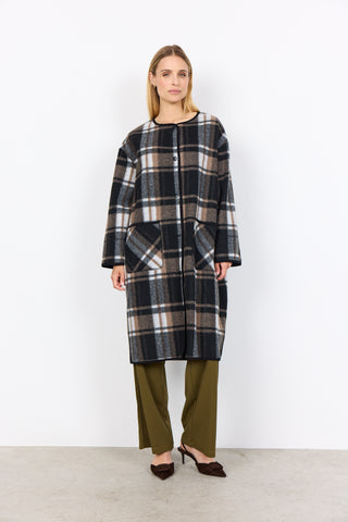VOCAL 2 lang cardigan med flot tern