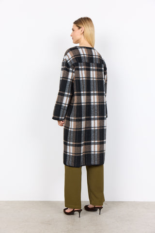 VOCAL 2 lang cardigan med flot tern