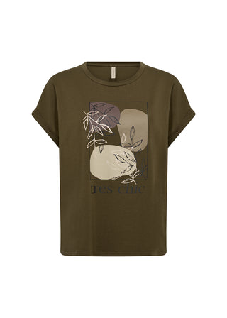 RINA T-shirt i MISTY med print