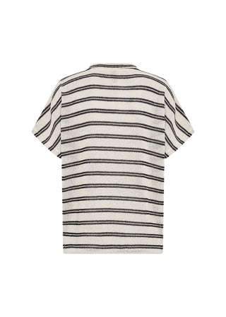 FREY 1 T-shirt - Sort/Beige