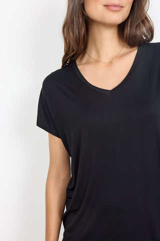 MARICA basis t-shirt i sort