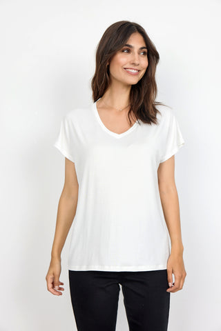 MARICA basis t-shirt i Offwhite