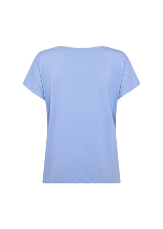 MARICA basis t-shirt i lys blå