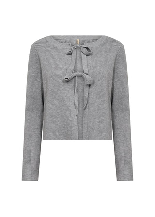 KANITA cardigan med bindebånd
