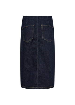 KIMBERLY nederdel i mørk denim